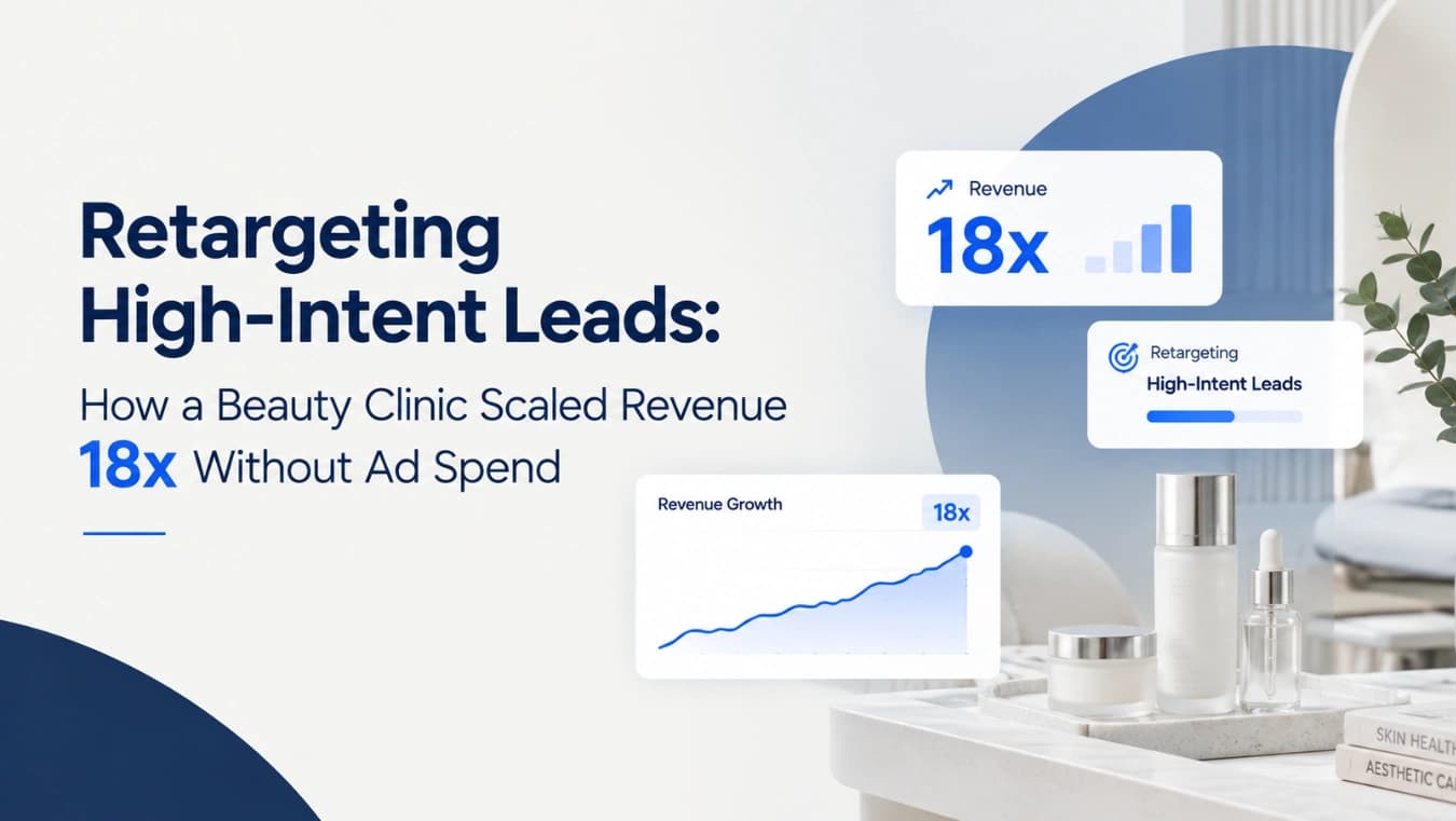 Retargeting High-Intent Leads: How a Beauty Clinic Scaled Revenue 18x Without Ad Spend